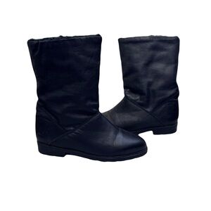 Vintage Northstar Black Leather Boots Stylish Winter Boots Size 6.5